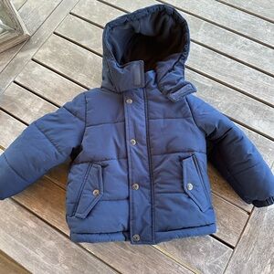 OshKosh B'gosh Navy Blue Toddler Hooded Jacket